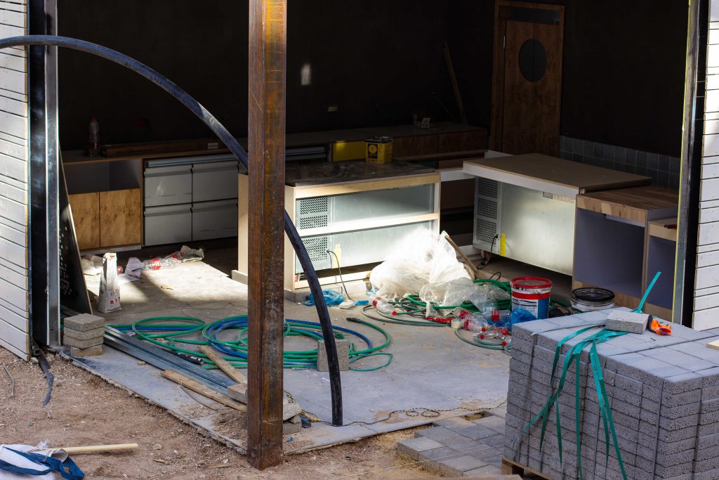 Fire destroys the contents of a room requiring fire damage repair in a  home.